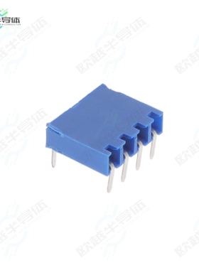 89882-304LF[连接器CONN RCPT 4POS 0.1 GOLD PCB R/A]