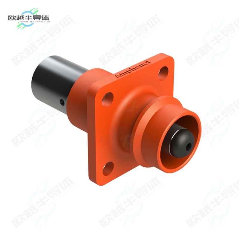 ATHP041P08NN-50-ORG[连接器8MM RIGHT ANGLE PLUG, ORANGE]