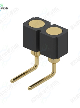 399-10-102-10-008000[连接器CONN SPRING TARGET 2POS R/A PCB]