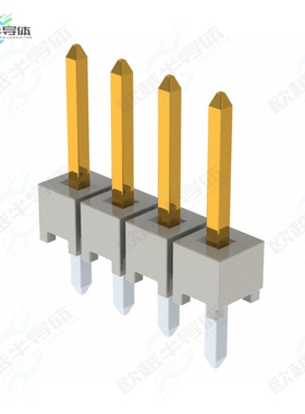 HTSW-104-07-FM-S[连接器CONN HEADER VERT 4POS 2.54MM]