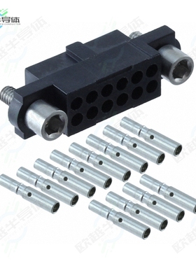 M80-4801242[连接器CONN RCPT 12POS CRIMP 22AWG GOLD]