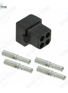 M80-8880401[连接器CONN RCPT 4P CRIMP 24-28AWG GOLD]