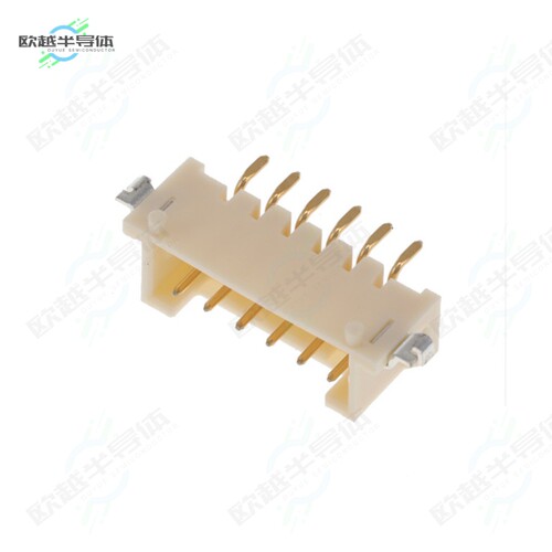 DF3E-6P-2H(54)[连接器CONN HEADER SMD R/A 6POS 2MM]