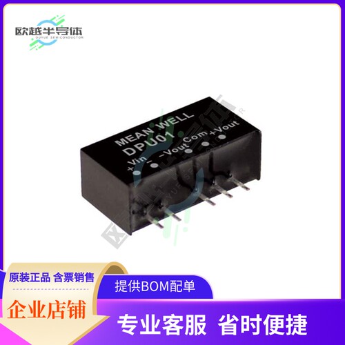DPU01N-05【DC DC CONVERTER +/-5V 1W】