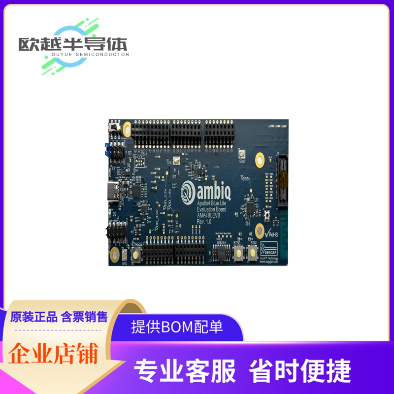射频评估板AMA4BLEVB【EVB APOLLO4 BLUE LITE JLNK DEBUG】