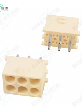 641969-1[连接器CONN HEADER VERT 6POS 6.35MM]