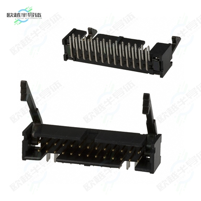1761609-9[连接器CONN HEADER R/A 26POS 2.54MM]