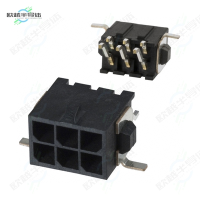 3-794629-6[连接器CONN HEADER SMD R/A 6POS 3MM]