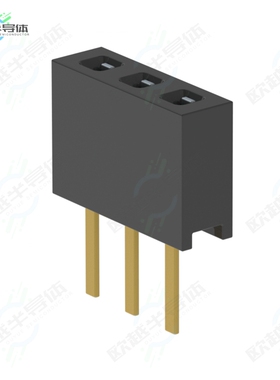 MMS-103-01-LM-SV[连接器CONN RCPT 3POS 0.079 GOLD PCB]
