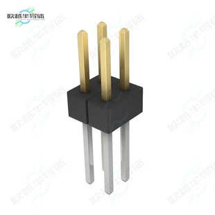 2.54MM PBC02DACN 4POS VERT 连接器CONN HEADER