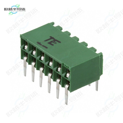 216604-6[连接器CONN RCPT 12POS 0.1 GOLD PCB R/A]