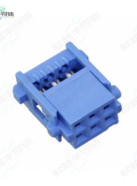 2-1658526-5[连接器CONN RCPT 6POS IDC 28-30AWG GOLD]