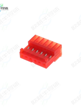 644038-6[连接器06P MTA100 CONN ASSY RED 15AU]