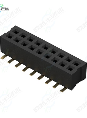 BC085-18-A-0390-L-C[连接器18W, 1.0MM PITCH SOCKET, DIL, SM]