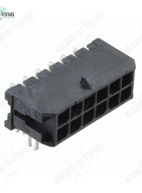 430451223[连接器CONN HEADER R/A 12POS 3MM]