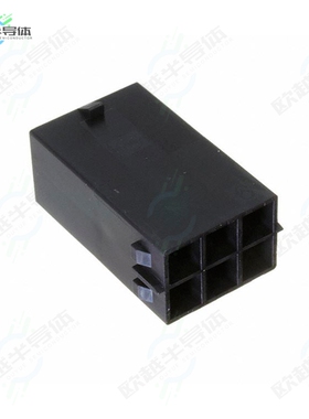 1054110106[连接器CONN PLUG HSG 6POS 5.70MM]