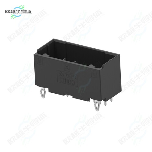 1-1871315-1[连接器D1100D HDR ASSY V 22PX BLACK PRE]