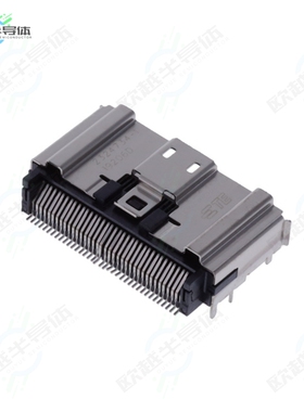 2324734-1[连接器CONN RCPT 74POS R/A SMD GOLD]