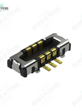 WP55DK-P006VA1-R20000[连接器CONN PLUG 6 POS 0.3MM PITCH SMD]