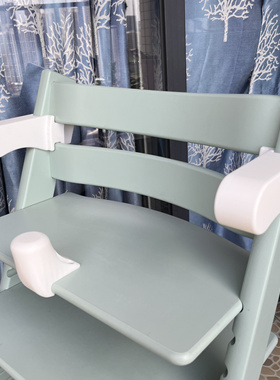 成长椅扶手把手适用stokk儿童餐椅防摔倒栏杆免打孔防滑支架配件