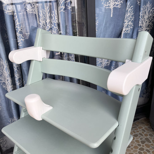 成长椅扶手把手适用stokk儿童餐椅防摔倒栏杆免打孔防滑支架配件