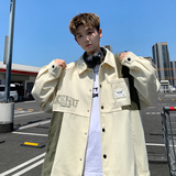 新款日系灯芯绒休闲夹克男宽松休闲外套港风外景6629P68控98，男装夹克，电商A029A