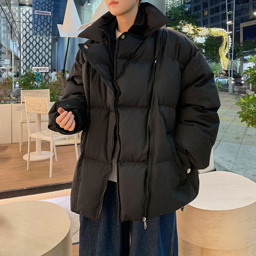 外景日系棉服双领大码外套棉袄潮男帅气加厚棉衣6658P120控178,男装棉衣,电商A029A