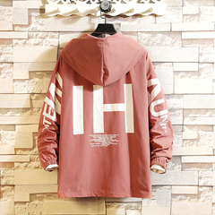 Hanging and clapping bricks, casual and loose large coat, Korean youth jacket, trendy men's Hoodie