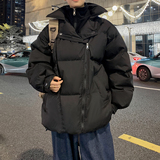 外景棉服双领大码外套棉袄潮男保暖宽松加厚棉衣6658P120控178，男装棉衣，电商A029A