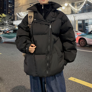 外景棉服双领大码外套棉袄 潮男保暖宽松加厚棉衣 6658 P120控178图片