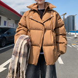 外景日系棉服双领大码外套棉袄潮男帅气加厚棉衣6658P120控178，男装棉衣，电商A029A