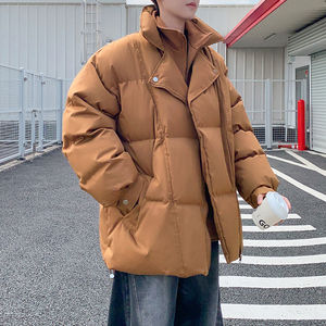 外景棉服双领假两件外套棉袄 男保暖休闲加厚棉衣 6658 P120控178图片