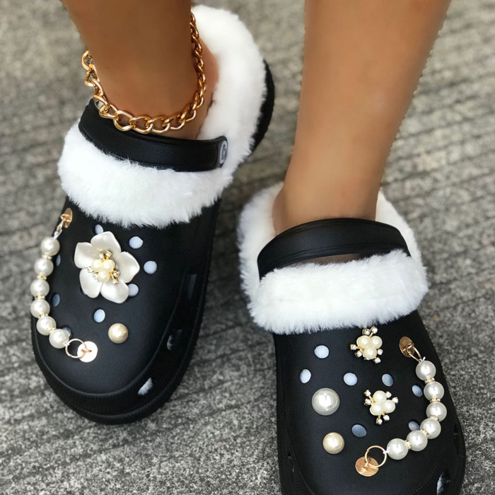 冬天凉鞋女 lazada winter plus size flat sandals beach shoes