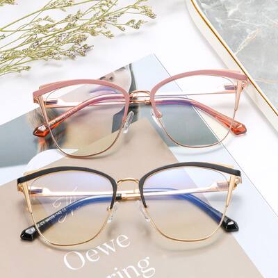 近视眼睛框镜架女可配有度数散光镜框women glasses frame female