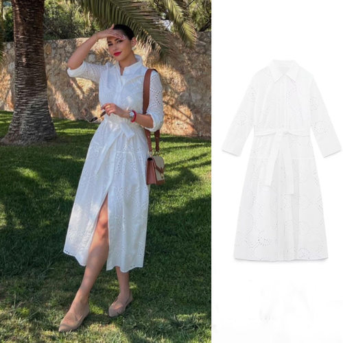 2026 Women's New Long Sleeve Dress Elegant Skirt 优雅连衣裙