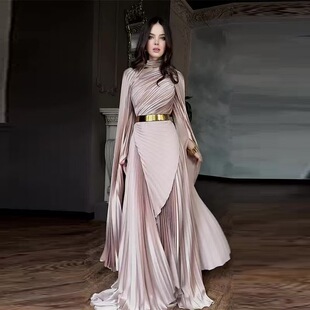 2026 New Fashion Women's Split skirt Waist Belt Dress party