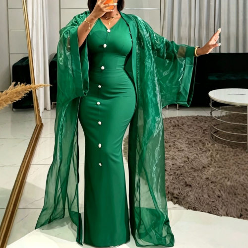 New Fashion Outshirt Dress Set Party Dress Two Piece Set