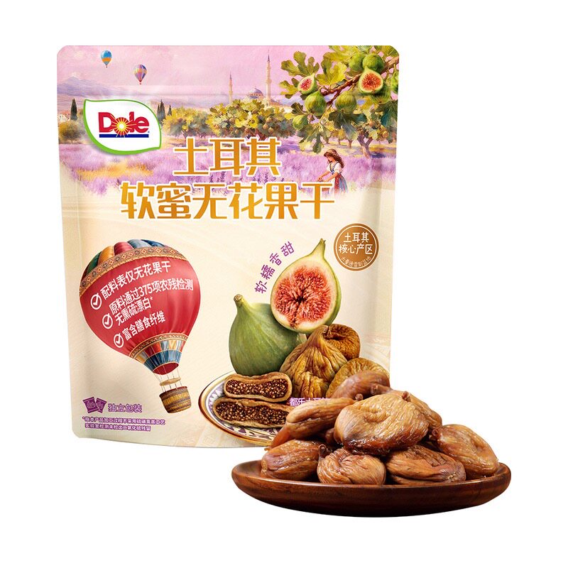 山姆代购都乐土耳其软蜜无花果干560g 休闲零食水果干正品新品