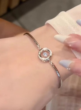 莫比乌斯环手镯女轻奢小众ins风