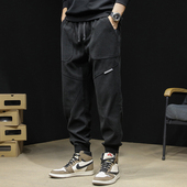 子耐磨耐脏秋冬加绒厚运动卫裤 男人干活穿 裤 无磁无铁工人工作服