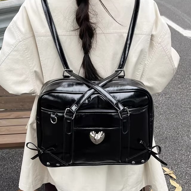 日系学生包JK制服包通勤女书包学院风手提单肩双肩三用cos包搭配