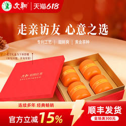 文新信阳红茶茶叶正宗工夫红茶怡红60g*4罐送礼盒装