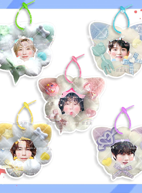 Super Junior李赫宰金希澈毛绒挂件书包手工定制挂饰行李挂牌周边