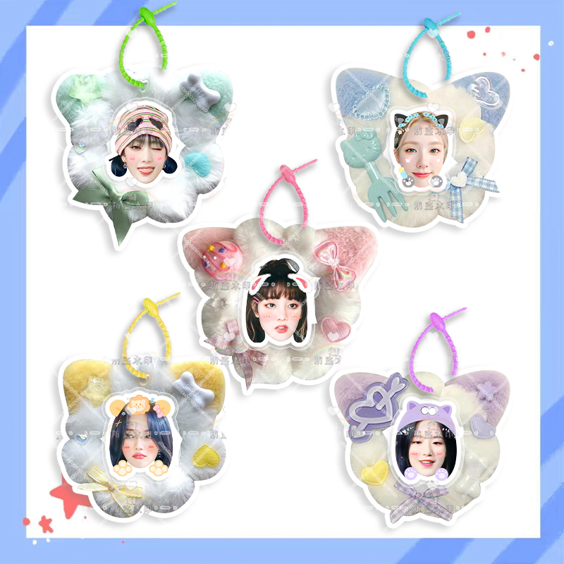 GIDLE田小娟Minnie宋雨琦毛绒挂件书包DIY手工定制挂饰明星应援物