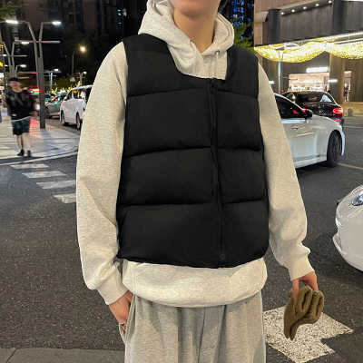 棉马甲保暖背心坎肩男士