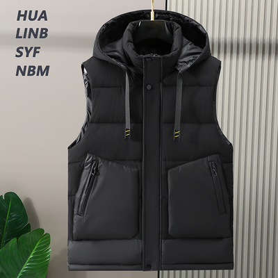 工装棉马甲男秋冬大码坎肩