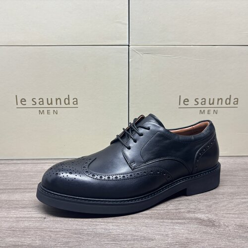 LESAUNDA/莱尔斯丹男鞋雕花皮鞋