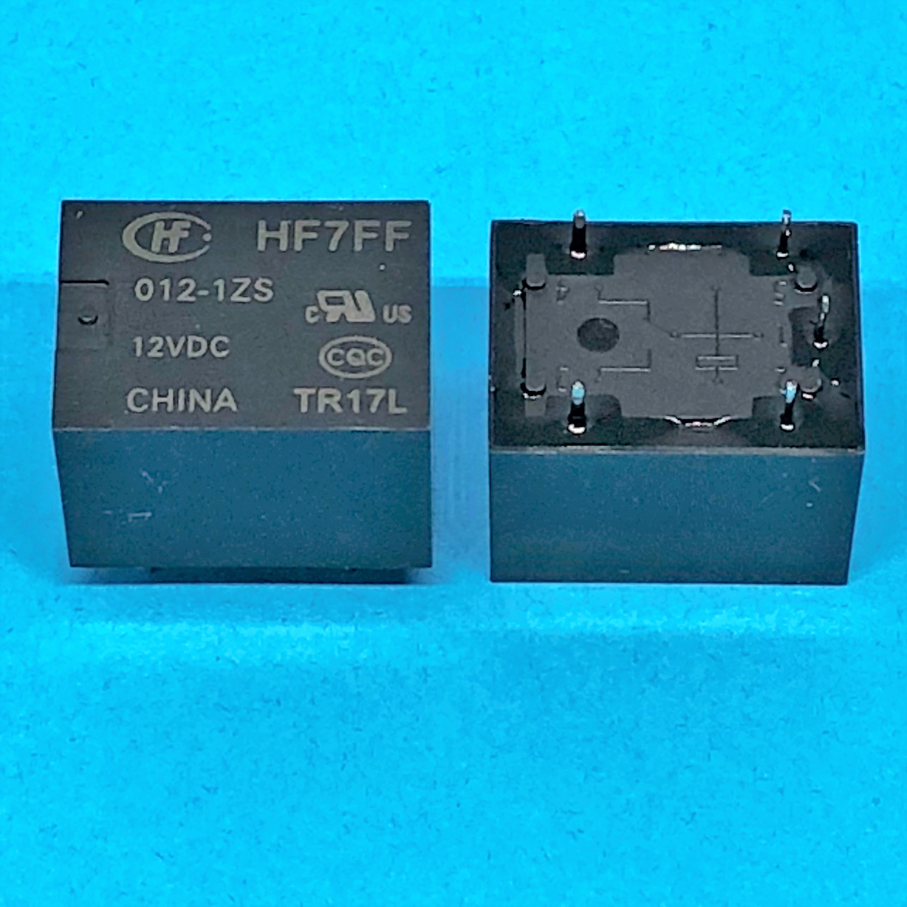 原装宏发继电器HF7FF-012-1ZS 一组转换5脚DC12V 10A/250VAC 特价