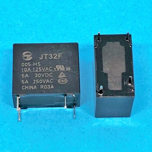 金天继电器 JT32F-005-HS DC5V一组常开4脚 与JZC-32F-005-HS通用