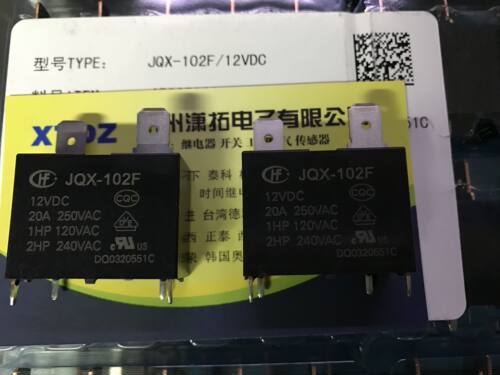 宏发继电器JQX-102F-12VDC